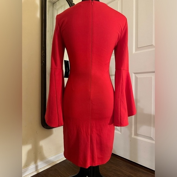 Lulus Flare to Spare Flounce Sleeve BodyconDress - Picture 4 of 7